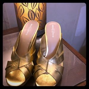 Gold slide in wedges